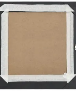 vidaXL Wall Mirror Baroque Style 60×60 cm Black