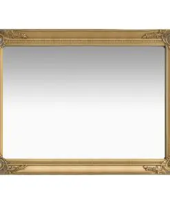 vidaXL Wall Mirror Baroque Style 60×80 cm Gold