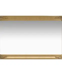 vidaXL Wall Mirror Baroque Style 60×100 cm Gold