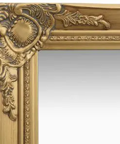 vidaXL Wall Mirror Baroque Style 60×100 cm Gold