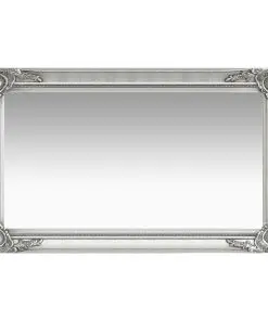 vidaXL Wall Mirror Baroque Style 60×100 cm Silver