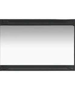 vidaXL Wall Mirror Baroque Style 60×100 cm Black