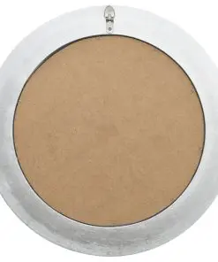 vidaXL Wall Mirror Baroque Style 50 cm Silver