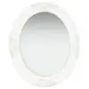 vidaXL Wall Mirror Baroque Style 50×60 cm White