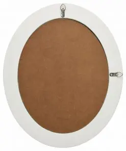 vidaXL Wall Mirror Baroque Style 50×60 cm White