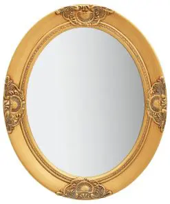 vidaXL Wall Mirror Baroque Style 50×60 cm Gold