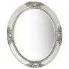 vidaXL Wall Mirror Baroque Style 50×60 cm Silver