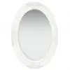 vidaXL Wall Mirror Baroque Style 50×70 cm White vidaXL Wall Mirror Baroque Style 50×70 cm White