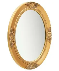 vidaXL Wall Mirror Baroque Style 50×70 cm Gold