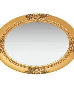 vidaXL Wall Mirror Baroque Style 50×70 cm Gold