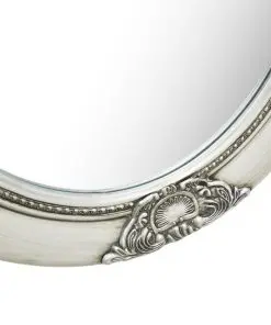 vidaXL Wall Mirror Baroque Style 50×70 cm Silver