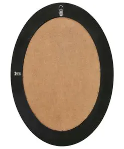 vidaXL Wall Mirror Baroque Style 50×70 cm Black