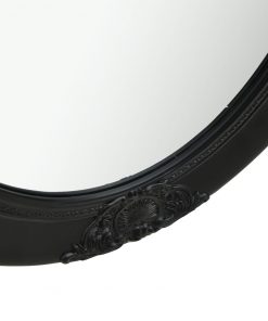vidaXL Wall Mirror Baroque Style 50×70 cm Black