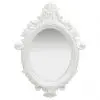vidaXL Wall Mirror Castle Style 56×76 cm White