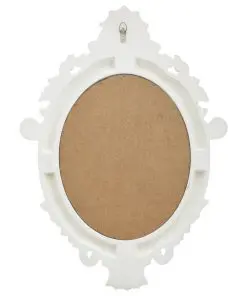 vidaXL Wall Mirror Castle Style 56×76 cm White