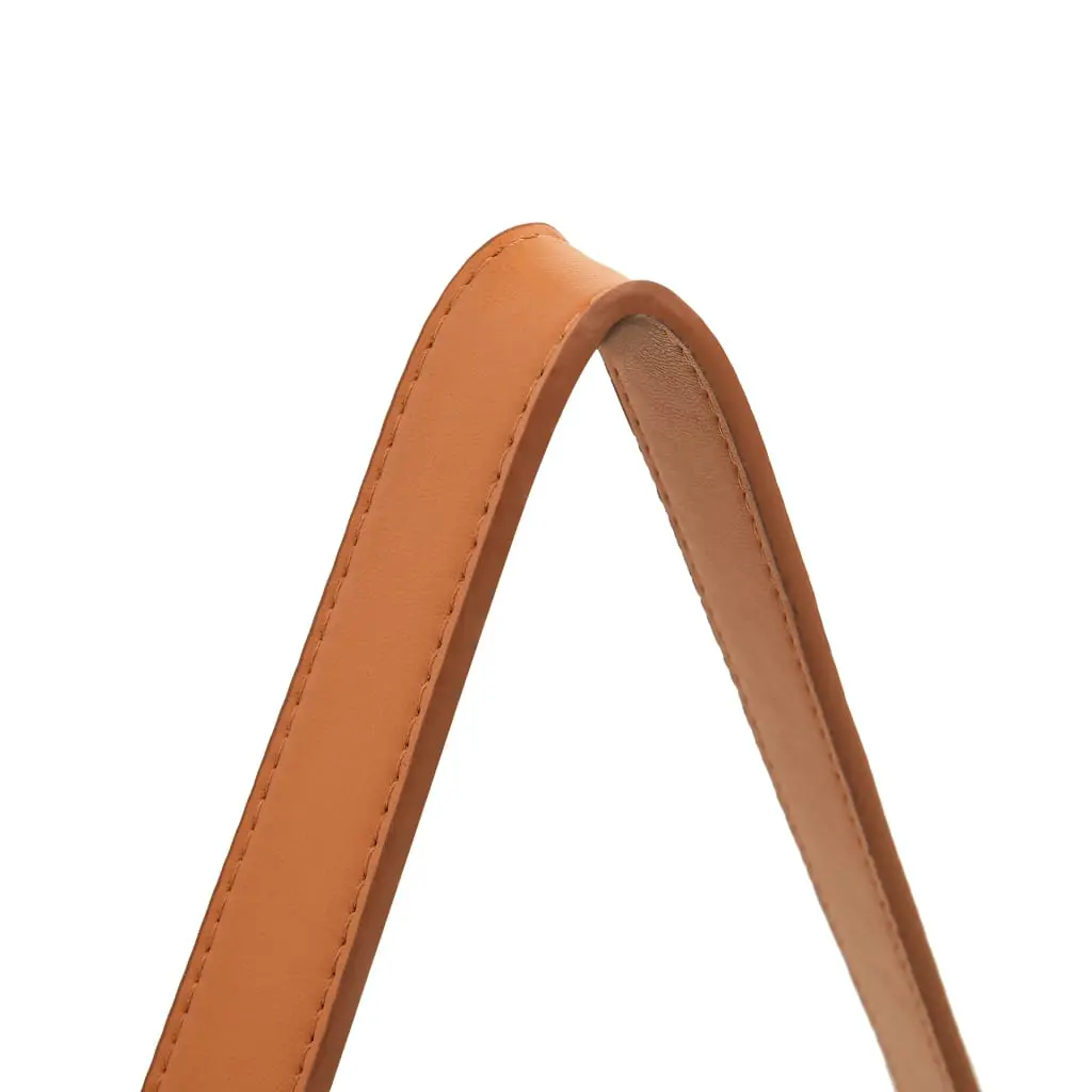 vidaXL Wall Mirror with Strap 40 cm Black