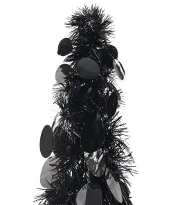 vidaXL Pop-up Artificial Christmas Tree Black 120 cm PET