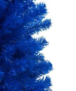 vidaXL Artificial Christmas Tree with Stand Blue 150 cm PVC