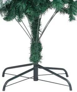 vidaXL Artificial Christmas Tree with Pine Cones and White Snow 210 cm
