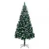 vidaXL Artificial Christmas Tree with Pine Cones and White Snow 240 cm