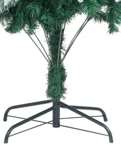 vidaXL Artificial Christmas Tree with Pine Cones and White Snow 240 cm