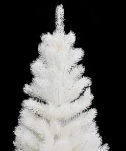 vidaXL Artificial Christmas Tree with a Pot White 90 cm PE