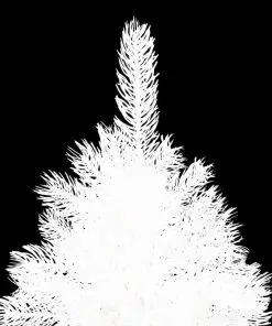 vidaXL Artificial Christmas Tree White with Stand 120 cm PE