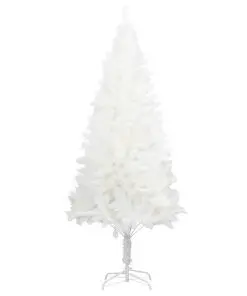 vidaXL Artificial Christmas Tree with Stand White 240 cm PE
