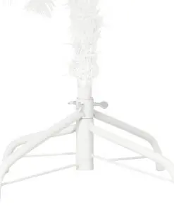 vidaXL Artificial Christmas Tree with Stand White 240 cm PE