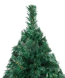vidaXL Artificial Christmas Tree with Thick Branches Green 180 cm PVC