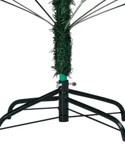 vidaXL Artificial Christmas Tree with Thick Branches Green 240 cm PVC