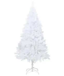 vidaXL Artificial Christmas Tree with Thick Branches White 180 cm PVC