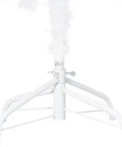 vidaXL Artificial Christmas Tree with Thick Branches White 180 cm PVC