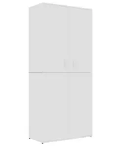 vidaXL Shoe Cabinet White 80x39x178 cm Chipboard