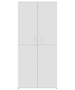 vidaXL Shoe Cabinet White 80x39x178 cm Chipboard