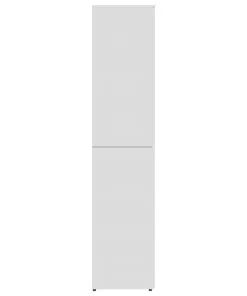 vidaXL Shoe Cabinet High Gloss White 80x39x178 cm Chipboard