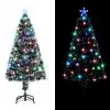 vidaXL Artificial Christmas Tree with Stand/LED 120 cm 135 Branches vidaXL Artificial Christmas Tree with Stand/LED 120 cm 135 Branches