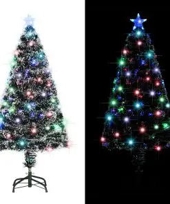 vidaXL Artificial Christmas Tree with Stand/LED 120 cm 135 Branches