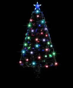 vidaXL Artificial Christmas Tree with Stand/LED 120 cm 135 Branches