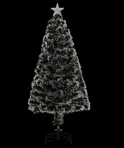 vidaXL Artificial Christmas Tree with Stand/LED 120 cm 135 Branches
