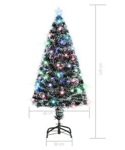 vidaXL Artificial Christmas Tree with Stand/LED 120 cm 135 Branches
