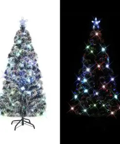 vidaXL Artificial Christmas Tree with Stand/LED 150 cm 170 Branches
