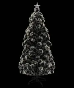vidaXL Artificial Christmas Tree with Stand/LED 180 cm 220 Branches