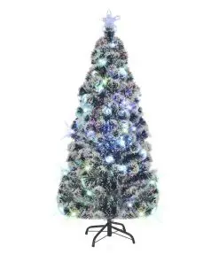 vidaXL Artificial Christmas Tree with Stand/LED 180 cm 220 Branches