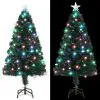 vidaXL Artificial Christmas Tree with Stand/LED 120 cm 135 Branches