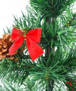 vidaXL Artificial Christmas Tree with Baubles and LEDs Green 64 cm