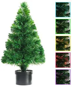 vidaXL Artificial Christmas Tree Dark Green 64 cm Fibreglass