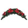 vidaXL Christmas Arch with LED Lights Green 90 cm PVC vidaXL Christmas Arch with LED Lights Green 90 cm PVC