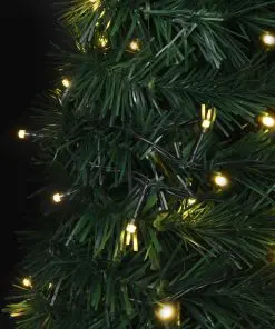vidaXL Pop-up String Artificial Christmas Tree with LED Green 150 cm