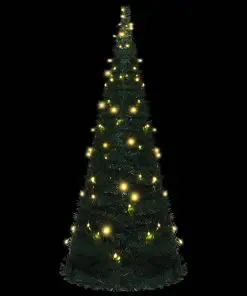 vidaXL Pop-up String Artificial Christmas Tree with LED Green 210 cm